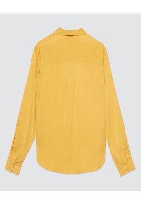 Blusa Para Mujer Manga 3/4 Color Mostaza Marca Ostu #40120767