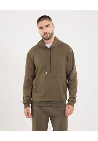 Buzo Para Hombre Hoodie Color Verde Marca Ostu #60060532 Ostu