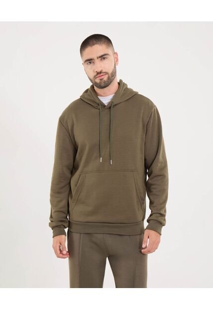 Buzo Para Hombre Hoodie Color Verde Marca Ostu #60060532