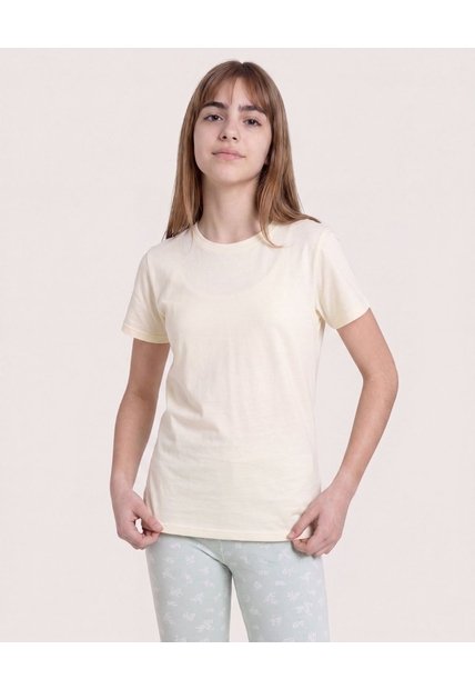 Pack X2 Camisetas Mood Para Niña  Infantil Niña Negro Ostu