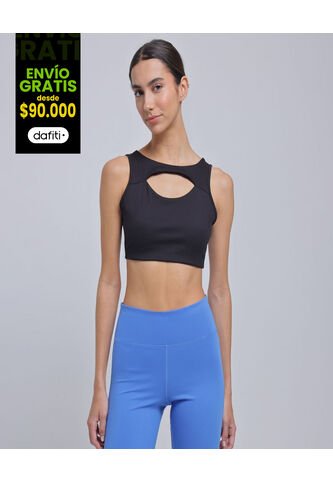 Top Para Mujer Top Color Negro Marca Ostu #40220345 Ostu