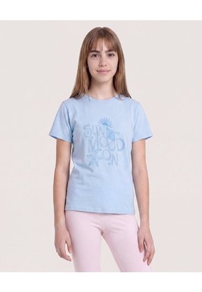 Pack X2 Camisetas Mood Para Niña  Infantil Niña Negro Ostu