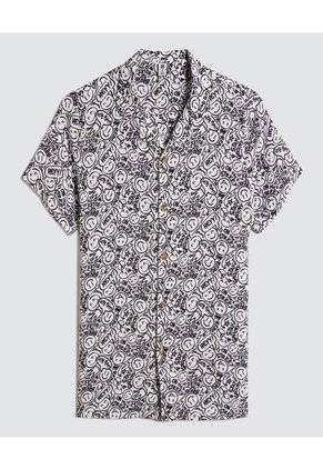 Camisa Para Niño Manga Corta Color Negro Marca Ostu #80010041