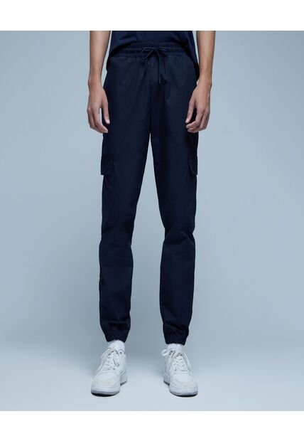 Pantalon Para Hombre Jogger Color Azul  Marca Ostu #60070354