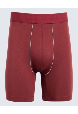 Boxer Para Hombre Filete Medio Algodón Color Vino Marca Ostu #60000483 Ostu