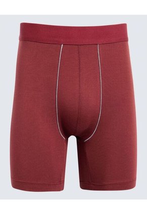 Boxer Para Hombre Filete Medio Algodón Color Vino Marca Ostu #60000483