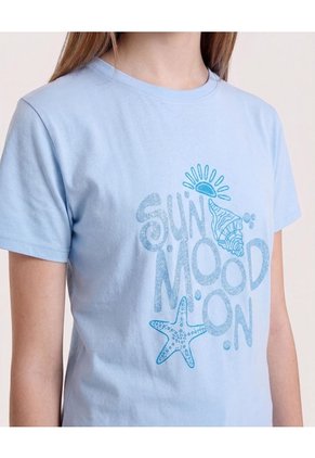 Pack X2 Camisetas Mood Para Niña  Infantil Niña Negro Ostu