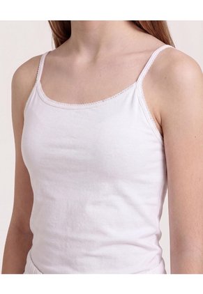 Pack X2 Tops Básicos De Tiras  Infantil Niña Negro Ostu