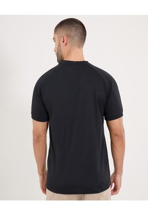 Camiseta Para Hombre Manga Corta Cuello Redondo Color Negro Marca Ostu #60091818