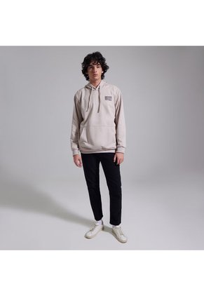 Hoodie Hombre Ostu  Beige Poliéster