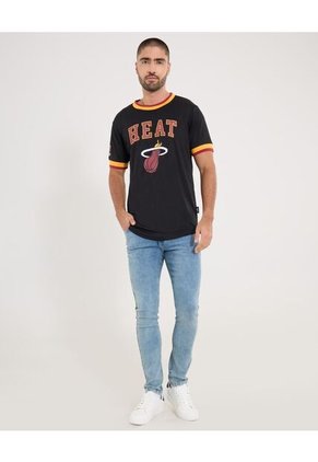 Camiseta Para Hombre Manga Corta Cuello Redondo Color Negro Marca Ostu #60091830