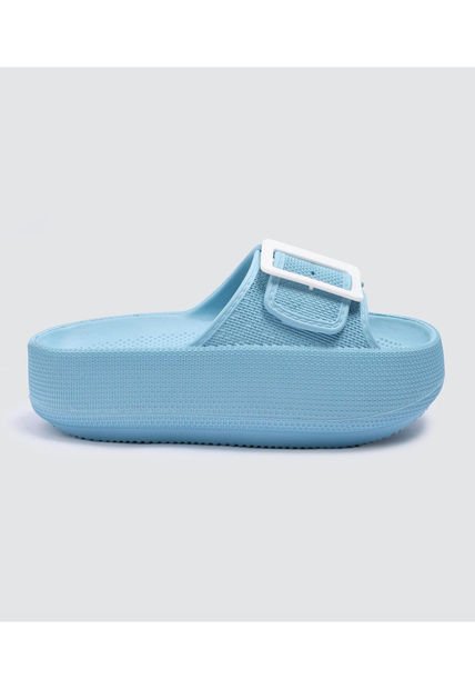 Sandalias Para Mujer  Color Azul  Marca Ostu #40690011