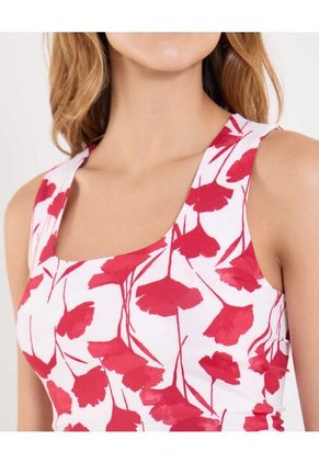 Top Para Mujer Hombro Ancho Color Vino Marca Ostu #40220456