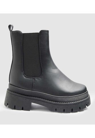 Botas Para Mujer Botin Color Negro Marca Ostu #40670004 Ostu