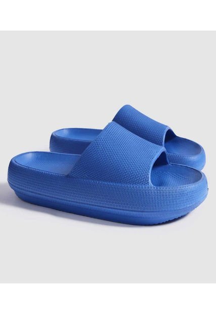 Sandalias Para Hombre  Color Azul  Marca Ostu #60690005