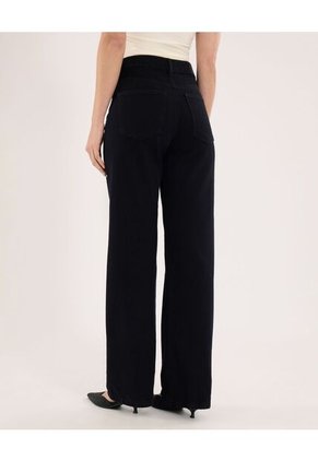 Jean Para Mujer Straight Color Negro Marca Ostu #40160598