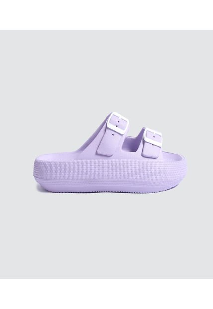 Sandalias Para Mujer  Color Morado Marca Ostu #40690007