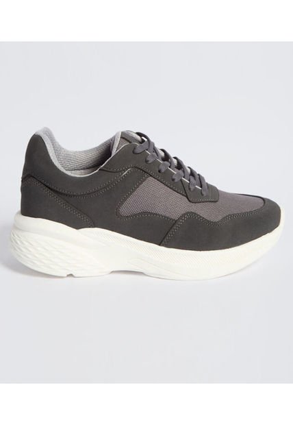 Tenis Para Hombre Casual Color Gris Marca Ostu #60720112