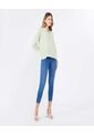 Blusa Para Mujer Manga 3/4 Color Verde Pastel Marca Ostu #40121119 de Ostu
