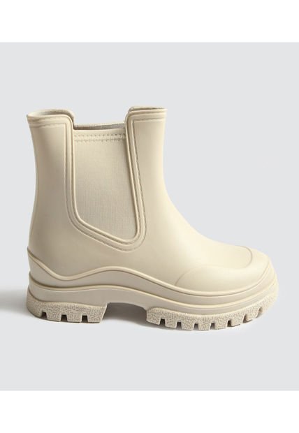 Botas Para Mujer Botin Color Beige Marca Ostu #40670005