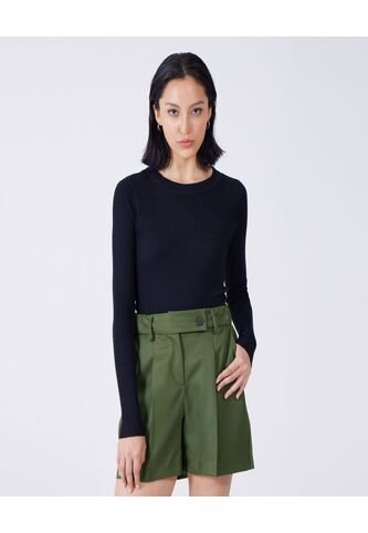 Saco Para Mujer Cuello Redondo Color Negro Marca Ostu #40330075 Ostu