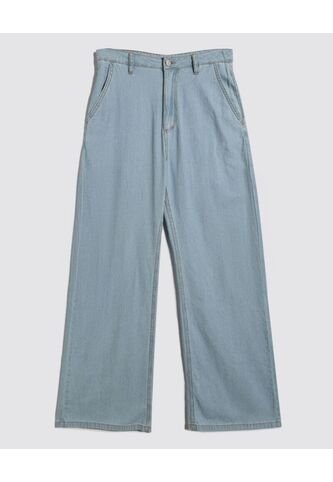 Jean Para Mujer Wide-Leg Color Azul Claro Marca Ostu #40160461 Ostu