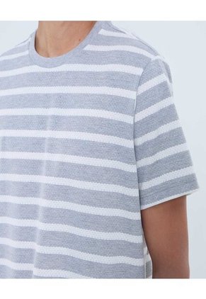 Camiseta Para Hombre Manga Corta Cuello Redondo Color Gris Marca Ostu #60091589