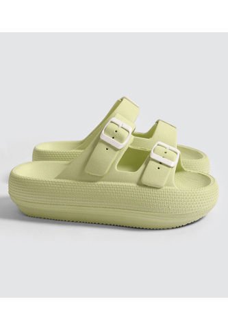 Sandalias Para Mujer  Color Verde  Marca Ostu #40690007 Ostu