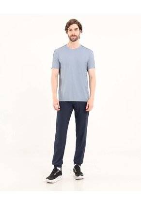 Camiseta Para Hombre Manga Corta Cuello Redondo Color Gris Marca Ostu #60091692