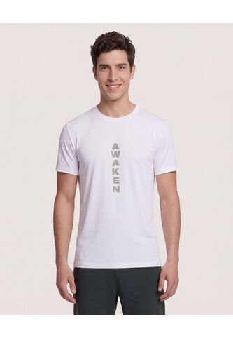 Camiseta  Para Hombre Manga Corta Cuello Redondo Color Blanco Marca Ostu #60091877 Ostu