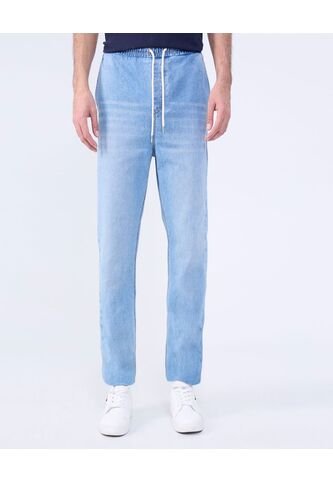 Jean Para Hombre Jogger Color Azul Claro Marca Ostu #60160342 Ostu