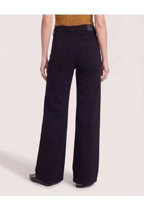 Jean Wide Leg Negro Para Mujer Para Mujer Negro Ostu