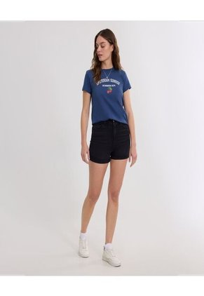 Short Para Mujer Mom Color Negro Marca Ostu #40190350