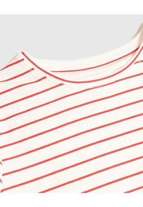 Camiseta Infantil Niña Manga Corta Cuello Redondo Color Rojo Marca Ostu #90090289