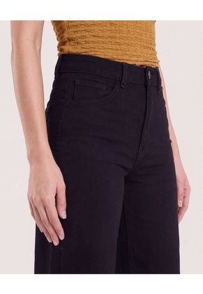 Jean Wide Leg Negro Para Mujer Para Mujer Negro Ostu