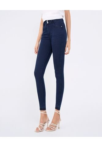 Jean Para Mujer Push Up Color Azul  Marca Ostu #40160487 Ostu