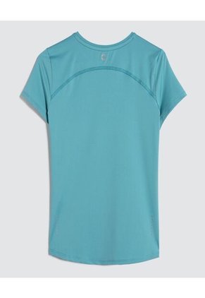 Camiseta Para Mujer Manga Corta Color Azul  Marca Ostu #40092188