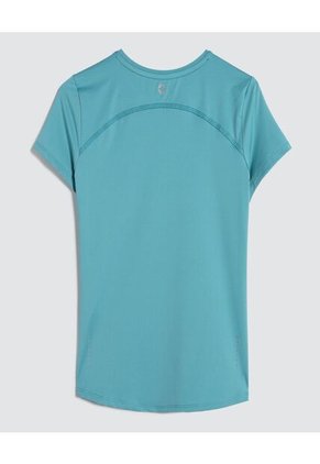 Camiseta Para Mujer Manga Corta Color Azul  Marca Ostu #40092188