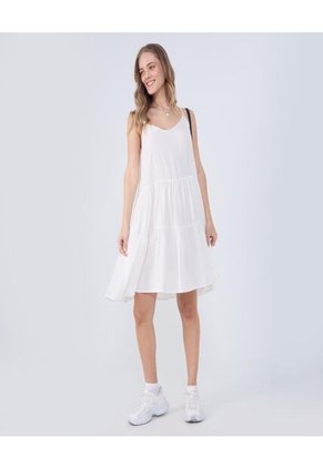 Vestido Para Mujer M/Sisa Medio Color Blanco Marca Ostu #40170306