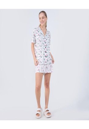 Short Para Mujer  Color Crema Marca Ostu #40190316