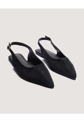 Baletas  Para Mujer  Color Negro Marca Ostu #40660005