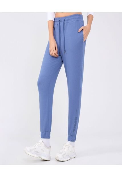 Pantalon Para Mujer Jogger Color Azul  Marca Ostu #40070724