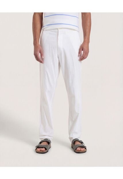 Pantalón  Para Hombre Moda Color Crema Marca Ostu #60070502