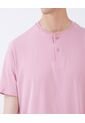 Camiseta Para Hombre Manga Corta Color Rosado  Marca Ostu #60090937 de Ostu