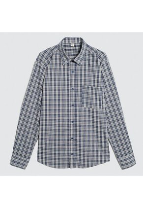 Camisa Para Hombre Manga Larga Con Bolsillo Color Gris Marca Ostu #60010754