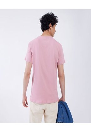Camiseta Para Hombre Manga Corta Color Rosado  Marca Ostu #60090937