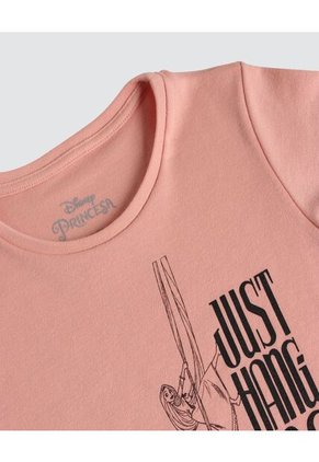 Camiseta Para Niña Manga Corta Color Rosado  Marca Ostu #90090127