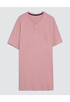 Camiseta Para Hombre Manga Corta Color Rosado  Marca Ostu #60090937