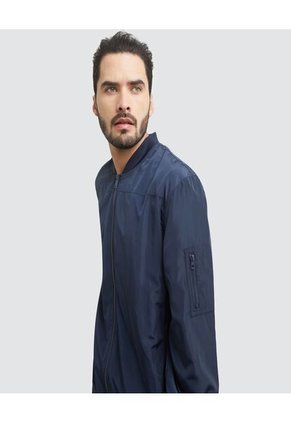 Chaqueta Para Hombre Bomber Color Azul  Marca Ostu #60080087
