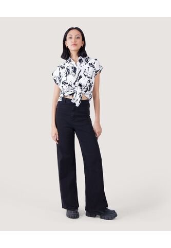 Jean Para Mujer Marine Color Negro Marca Ostu #40160344 Ostu